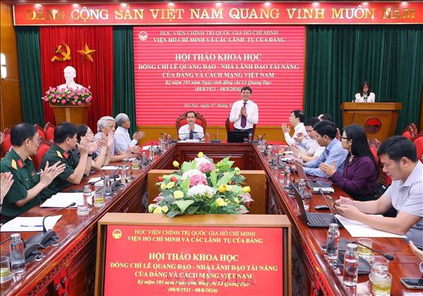 Đồng chí Lê Quang Đạo - Nhà lãnh đạo tài năng của Đảng và cách mạng Việt Nam​