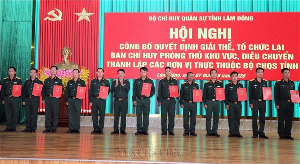 Kiện toàn tổ chức lực lượng vũ trang theo hướng tinh, gọn, mạnh
