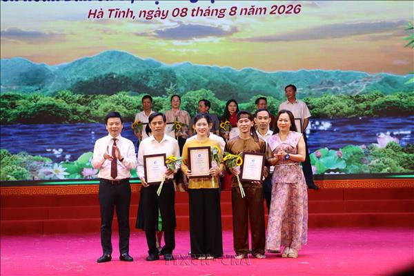 Trao giải Cuộc thi Đại sứ Văn hóa đọc và Liên hoan Dân ca Ví, Giặm năm 2026