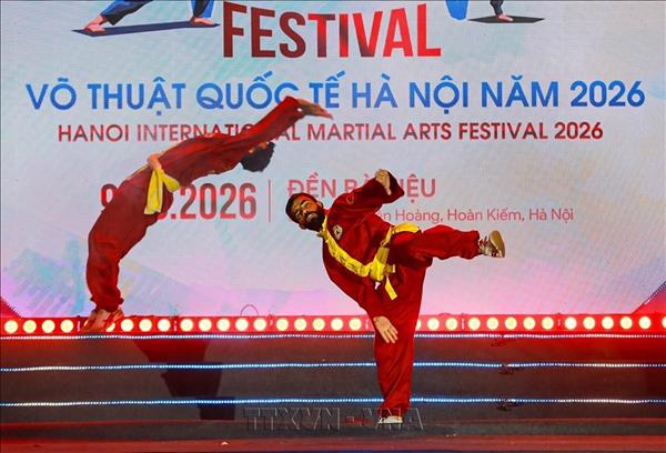 Hanoi Martial Arts Festival 2026 closes, spreading Thang Long spirit