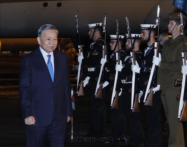 Party General Secretary, State President To Lam begins state visit to Australia