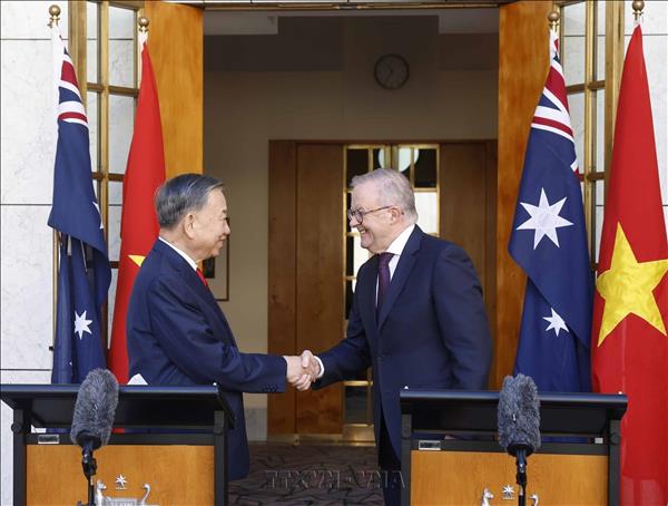 Báo chí Australia đưa tin đậm nét về chuyến thăm của Tổng Bí thư, Chủ tịch nước Tô Lâm