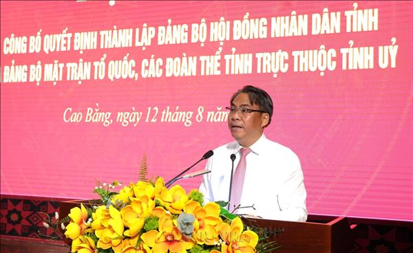 Tỉnh đầu tiên thành lập đồng thời hai Đảng bộ theo Quy định mới