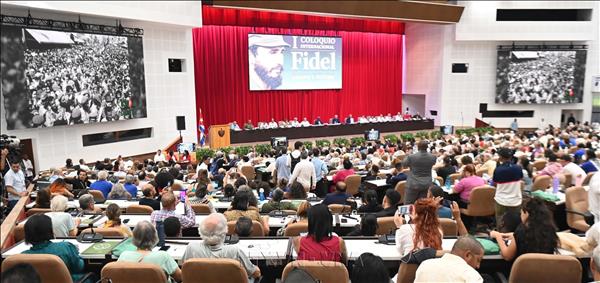Delegación del PCV participa en seminarios internacionales por el centenario del natalicio de Fidel Castro