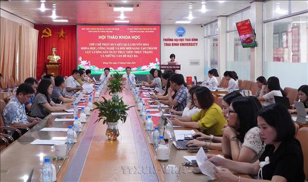 Chuyển mạnh tư duy tạo ra kết quả sang phát huy kết quả khoa học, công nghệ, đổi mới sáng tạo