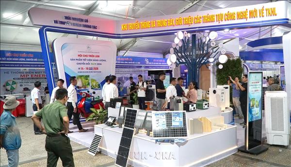 Khai mạc Hội chợ triển lãm sản phẩm tiết kiệm năng lượng và chuyển đổi xanh 2026