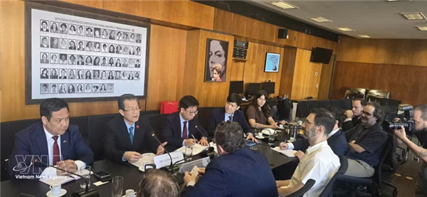 越南共产党加强同巴西各政治力量的合作