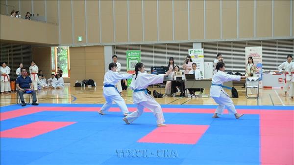 Vietnamese community in Japans Karate tournament held