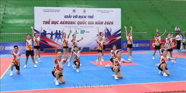 225 vận động viên trẻ tranh tài ở Giải vô địch trẻ quốc gia Thể dục Aerobic năm 2026