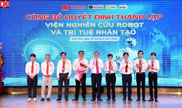 Đồng bằng sông Cửu Long có Viện Nghiên cứu Robot và Trí tuệ nhân tạo đầu tiên