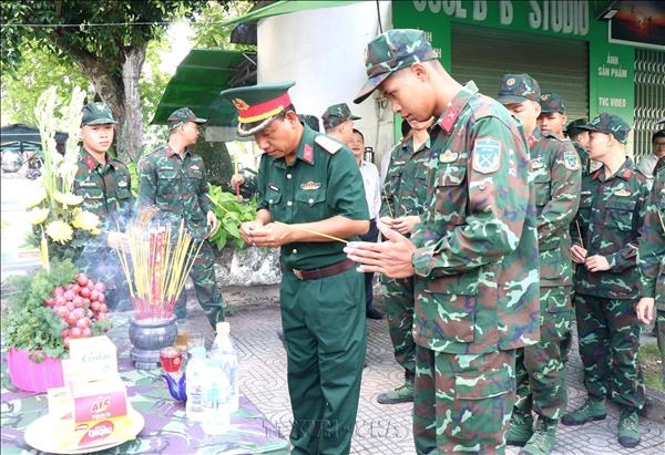 Tổ chức tìm kiếm, quy tập hài cốt liệt sĩ tại Công viên thành phố Vĩnh Long