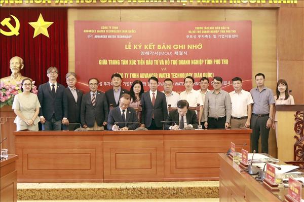 Phú Thọ hợp tác doanh nghiệp Hàn Quốc nghiên cứu về môi trường, năng lượng