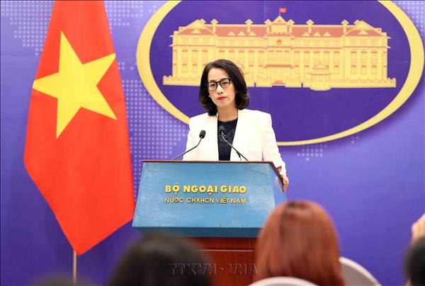 Họp báo Bộ Ngoại giao: Việt Nam kiên quyết ngăn chặn gian lận xuất xứ và trung chuyển hàng hóa bất hợp pháp