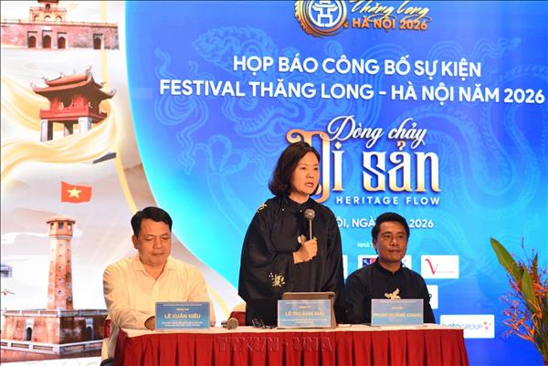 Festival ທັງ​ລອງ ຮ່າ​ໂນ້ຍ ຄັ້ງ​ທີ II ປີ 2026 ມີ​ຫົວ​ຂໍ້ ກະ​ແສ​ມໍ​ລະ​ດົກ - Heritage Flow