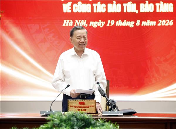 Top leader demands shift from passive preservation to active shaping of national memory