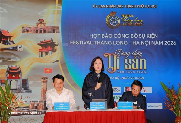 Le Festival Thang Long - Hanoï 2026 se déroulera du 11 au 20 septembre