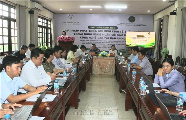 Phát triển mô hình kinh tế tuần hoàn trong nông nghiệp gắn với ứng dụng công nghệ cao