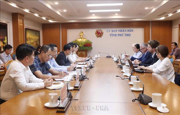Phu Tho, German bank discuss wastewater treatment plan for Da Rivers left bank