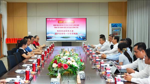 Tây Ninh thúc đẩy giao lưu, hợp tác với các đối tác Trung Quốc
