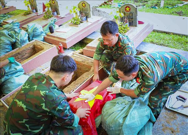 Diên Biên accélère lidentification des restes des soldats morts pour la Patrie