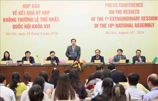 Họp báo Kỳ họp không thường lệ thứ Nhất, Quốc hội khóa XVI: Những bước chuyển quan trọng trong tư duy, mở đường, kiến tạo phát triển
