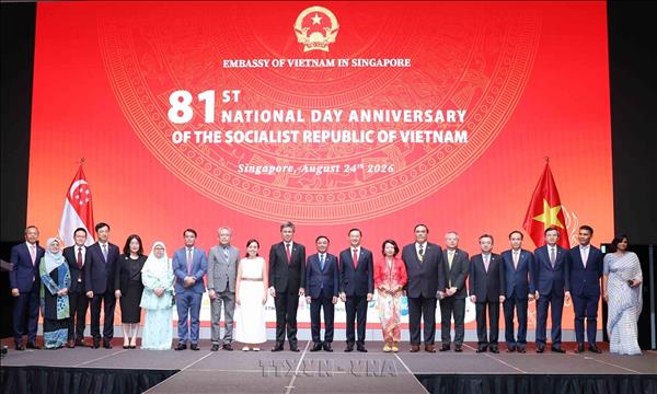 81 năm Cách mạng tháng Tám và Quốc khánh 2/9: Tăng cường gắn kết quan hệ Việt Nam-Singapore