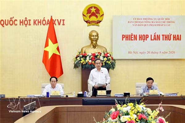 国会主席陈青敏：法律文件审查结果必须立即转化为立法和执法行动