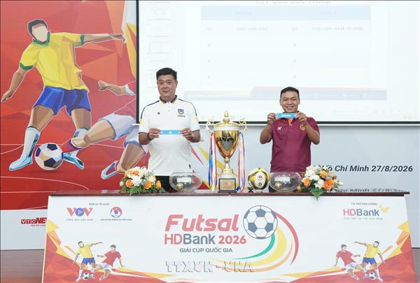 Bốc thăm, xếp lịch Giải Futsal HDBank Cúp quốc gia 2026