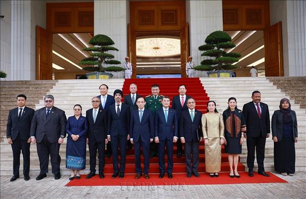 Thủ tướng Lê Minh Hưng tiếp Đại sứ, Đại biện các nước ASEAN