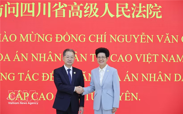 越中就司法改革和法院工作数字化转型经验进行学习交流