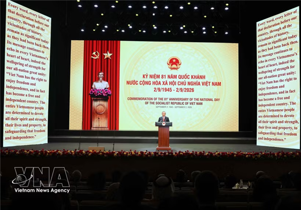 苏林主持越南国庆81周年纪念仪式