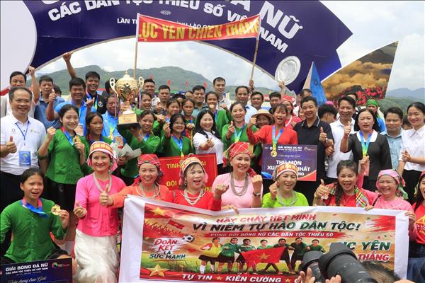 Lục Yên (Lào Cai) vô địch Giải bóng đá nữ các dân tộc thiểu số Việt Nam - VTV Cup