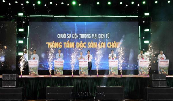 Khai mạc chuỗi sự kiện thương mại điện tử Nâng tầm đặc sản Lai Châu