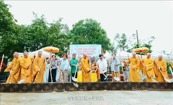 Lễ hưng công xây dựng Nhà Tưởng niệm Liệt sĩ nhà báo tại Nghệ An