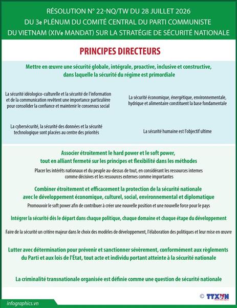 Résolution n° 22-NQ/TW du 28 juillet 2026 sur la Stratégie de sécurité nationale
