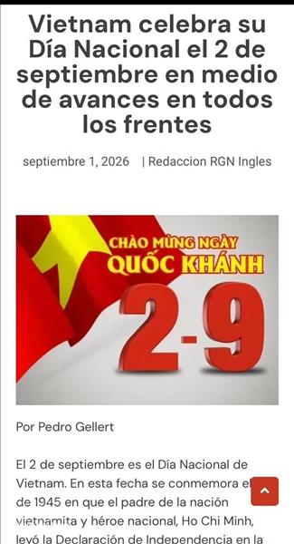 Au Mexique, les acquis de 40 ans de Renouveau du Vietnam mis en lumière