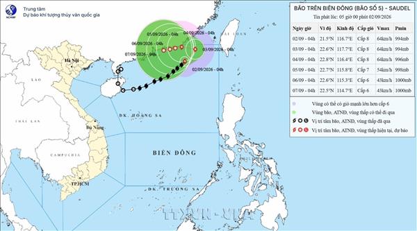 Dự báo thời tiết ngày 2/9: Ngày nắng nóng, cao nguyên Trung bộ và Nam bộ có mưa dông