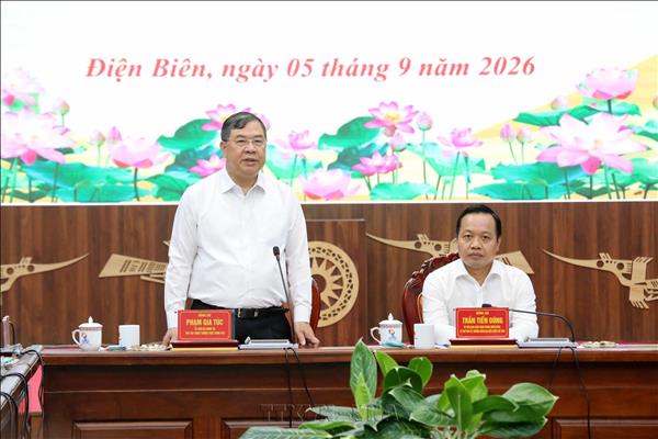 Phó Thủ tướng Thường trực Chính phủ Phạm Gia Túc: Điện Biên cần tạo chuyển biến mạnh mẽ về quy mô, chất lượng tăng trưởng