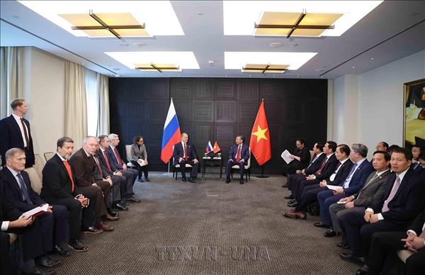 Tổng Bí thư, Chủ tịch nước Tô Lâm tiếp Chủ tịch Đảng Cộng sản Liên bang Nga
