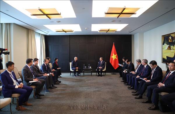 越共中央总书记、国家主席苏林会见俄罗斯企业和高校代表