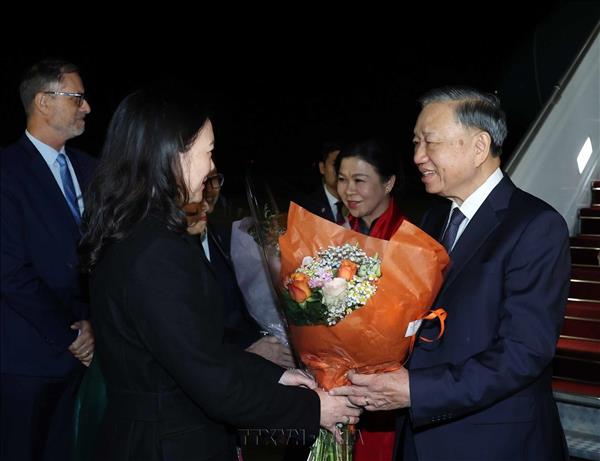 Top Leader of Vietnam Arrives in Paris for Official Visit to France, International Space Summit