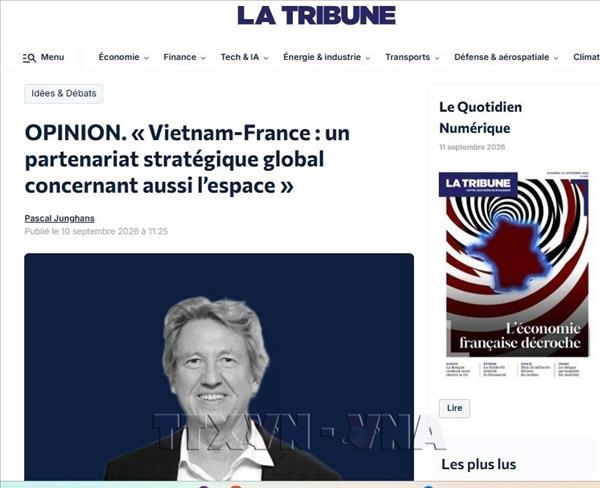Truyền thông Pháp ghi nhận đà tăng tốc trong quan hệ Pháp - Việt