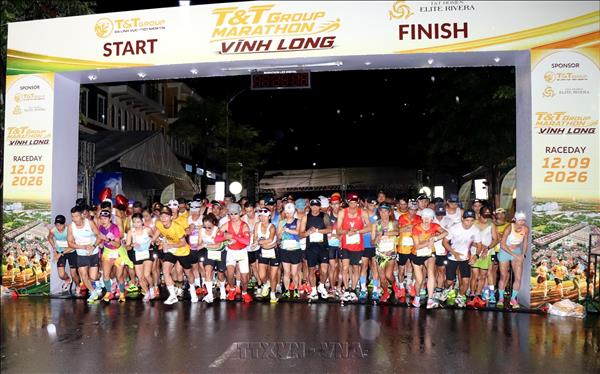 Vĩnh Long: Kết thúc Giải TT Group Marathon
