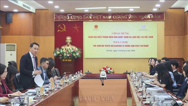 Việt Nam - Hàn Quốc thúc đẩy hợp tác, phát huy vai trò thanh niên