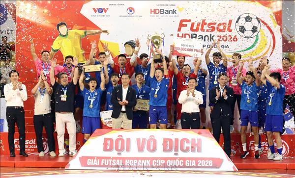 Thái Sơn Bắc lập cú đúp vô địch Futsal quốc gia năm 2026