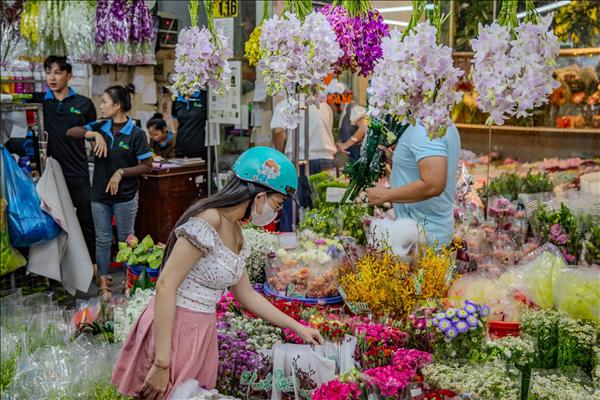 Hồ Thị Kỷ - chợ hoa không ngủ ở Thành phố Hồ Chí Minh