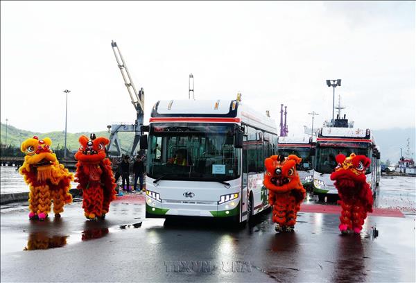 Kim Long Motor exports first batch of electric buses to Thailand