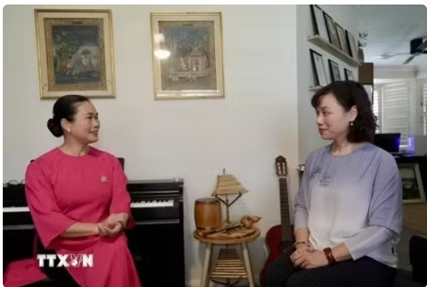 Une artiste promeut le  soft power  culturel du Vietnam en Australie
