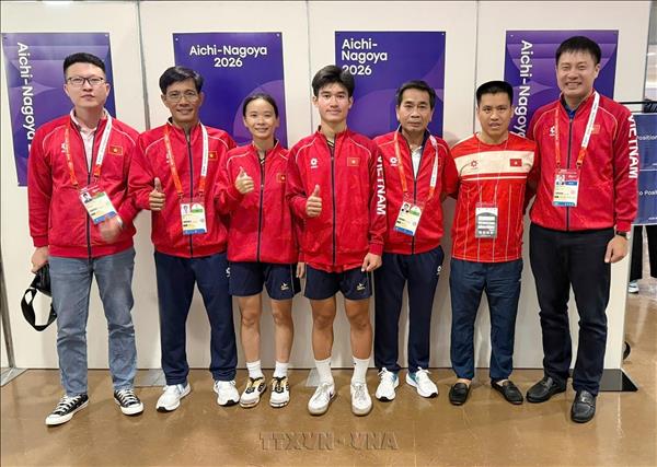 Jugadores de teqball conquistan la primera medalla de Vietnam en los ASIAD 2026
