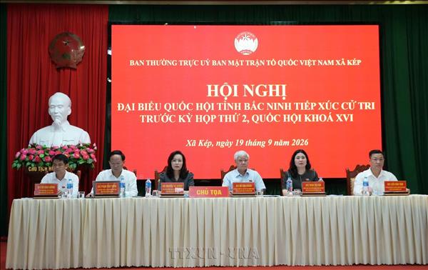 Phó Chủ tịch Thường trực Quốc hội Đỗ Văn Chiến tiếp xúc cử tri tại Bắc Ninh